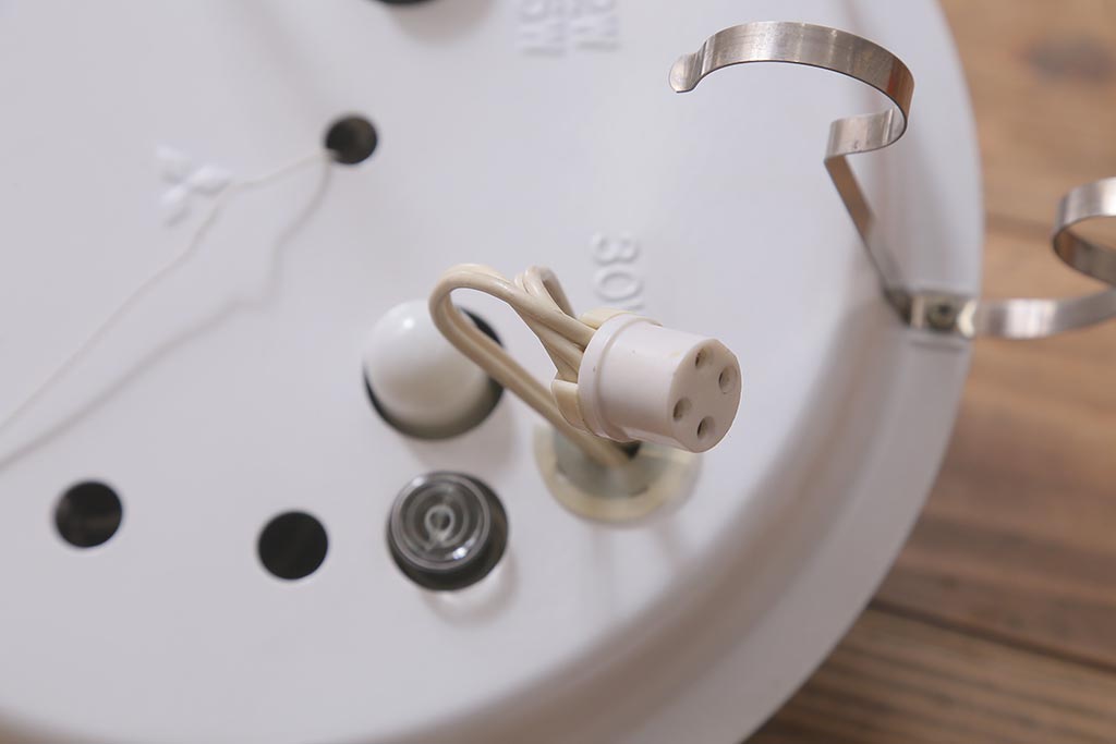 ヴィンテージ照明　三菱電機　レトロポップなデザインが魅力のペンダントライト(天井照明、ビンテージ)(R-042717)