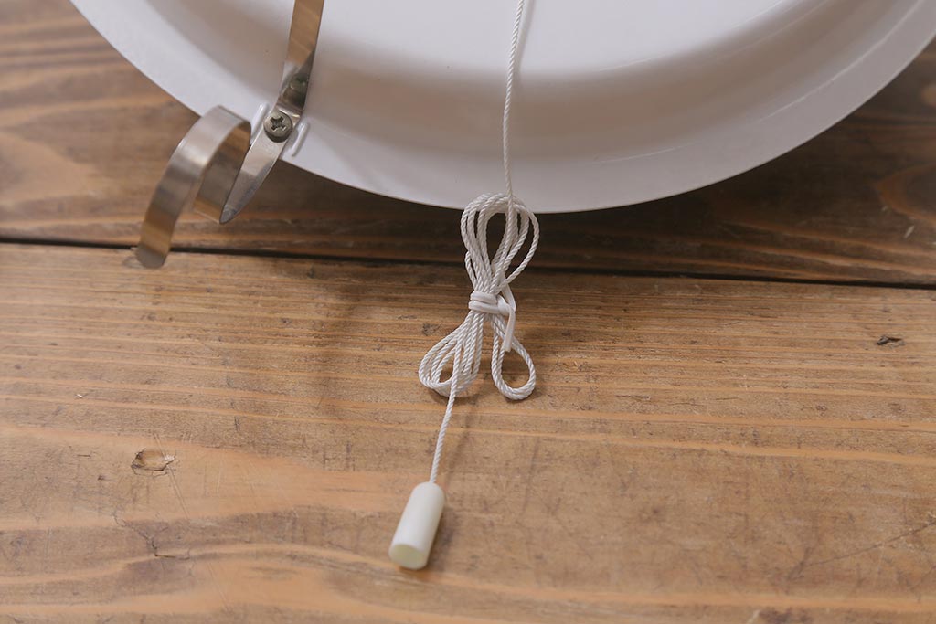 ヴィンテージ照明　三菱電機　レトロポップなデザインが魅力のペンダントライト(天井照明、ビンテージ)(R-042717)