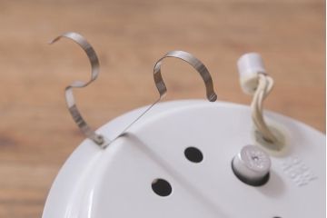 ヴィンテージ照明　三菱電機　レトロポップなデザインが魅力のペンダントライト(天井照明、ビンテージ)(R-042717)