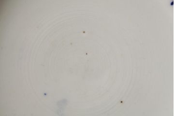 古民具・骨董　明治期　伊万里焼　染付蓋茶碗2客セット(和食器)(R-042741)