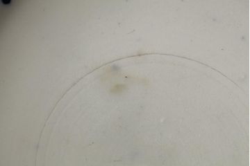 古民具・骨董　明治期　伊万里焼　染付蓋茶碗2客セット(和食器)(R-042741)