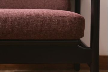 ビンテージ家具　Sampei Design Institute Tokyo(三平興業研究所)　モダンなデザインの一人掛けソファ(1Pソファ、アームソファ)(R-042752)