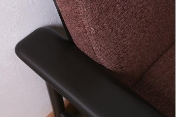 ビンテージ家具　Sampei Design Institute Tokyo(三平興業研究所)　モダンなデザインの一人掛けソファ(1Pソファ、アームソファ)(R-042752)
