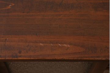 アンティーク家具　木製　ダイヤガラス入り　レトロスタイルにおすすめな小振りの戸棚(収納棚、キャビネット)(R-042753)