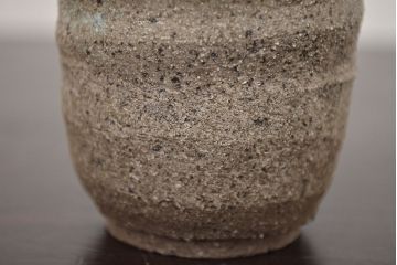 アンティーク雑貨　1968年　加守田章二作　灰釉湯呑　二客(共箱)(R-042758)