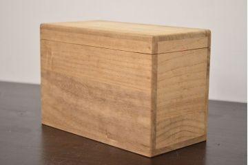 アンティーク雑貨　1968年　加守田章二作　灰釉湯呑　二客(共箱)(R-042758)