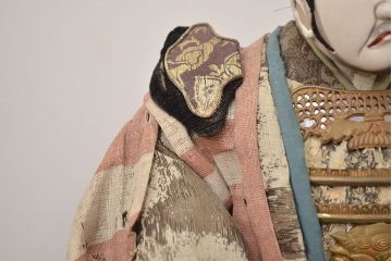 アンティーク雑貨　江戸期　幕末　慶應弐年　武者人形2点(R-042759)