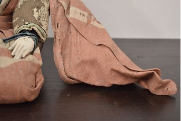 アンティーク雑貨　江戸期　幕末　慶應弐年　武者人形2点(R-042759)