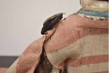 アンティーク雑貨　江戸期　幕末　慶應弐年　武者人形2点(R-042759)