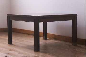 ヴィンテージ家具　デンマーク　TRANEKAER DENMARK(トラネケア社)　Rolf Middelboe(ロルフ・ミドルボー)　パーケット天板のコーヒーテーブル(センターテーブル、ビンテージ、北欧)(R-042807)