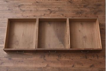 アンティーク家具　昭和レトロな雰囲気漂う作業台(ダイニングテーブル)(R-042809)