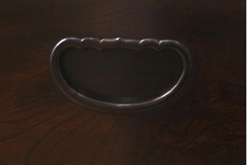 アンティーク家具　明治大正　ケヤキ材　美しい杢目が魅力の長火鉢(木製火鉢)(R-042813)