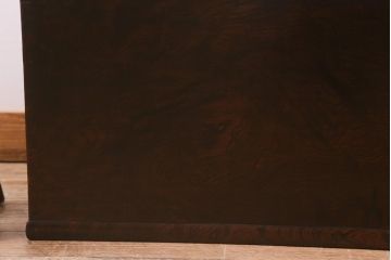 アンティーク家具　明治大正　ケヤキ材　美しい杢目が魅力の長火鉢(木製火鉢)(R-042813)