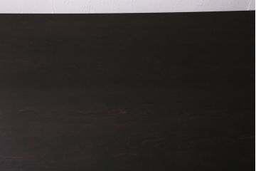 ビンテージ家具　北海道民芸家具　モダンなデザインの4人掛けダイニングテーブル(机)(R-042815)