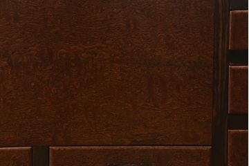 アンティーク家具　特注　透かし入り　黒柿・ケヤキ材　玉杢が美しい上手物の長火鉢(木製火鉢)(R-042817)