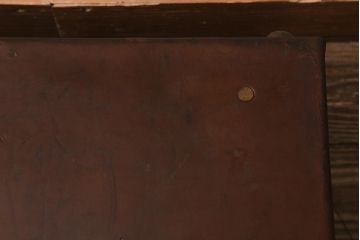 アンティーク雑貨　レトロな魅力が漂うトランク(鞄、カバン、収納、ディスプレイ)(R-042819)