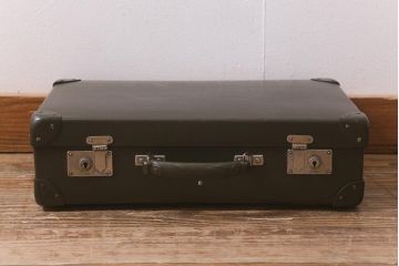 アンティーク雑貨　レトロな魅力が漂うトランク(鞄、カバン、収納、ディスプレイ)(R-042820)