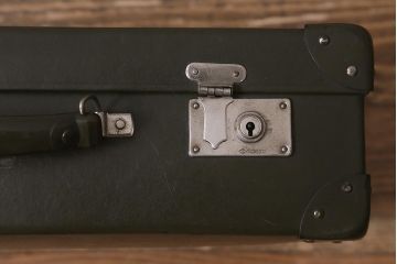 アンティーク雑貨　レトロな魅力が漂うトランク(鞄、カバン、収納、ディスプレイ)(R-042820)