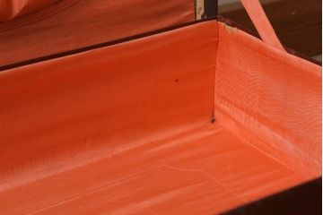 アンティーク雑貨　レトロな魅力が漂うトランク(鞄、カバン、収納、ディスプレイ)(R-042822)