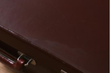 アンティーク雑貨　レトロな魅力が漂うトランク(鞄、カバン、収納、ディスプレイ)(R-042822)