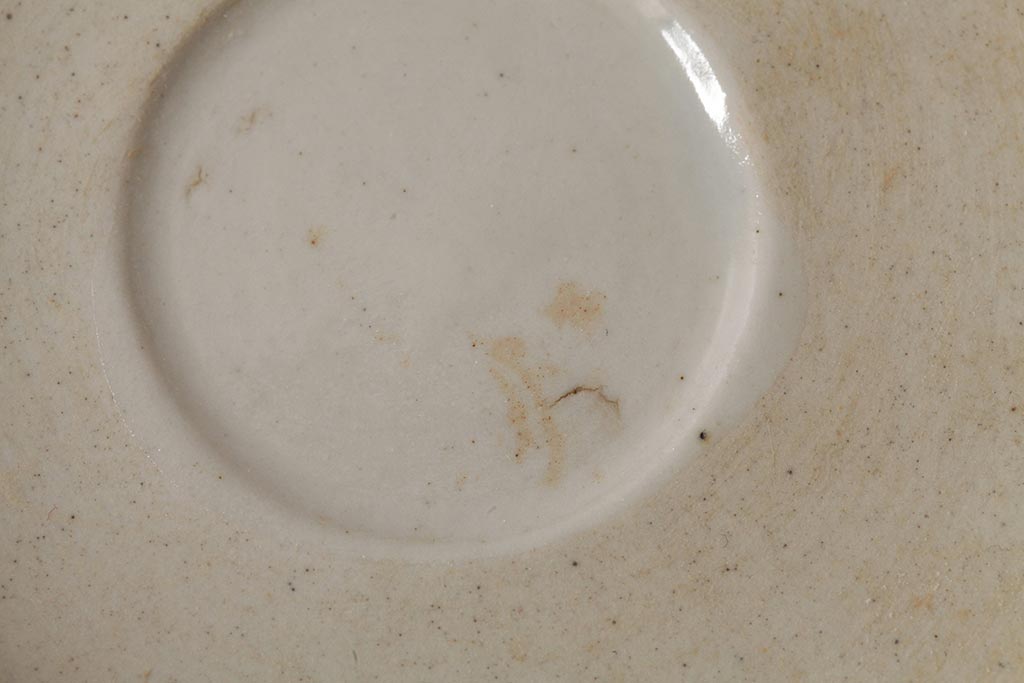 アンティーク雑貨　明治期　伊万里焼　金彩色絵なます皿3枚(中皿、和食器)(R-042832)