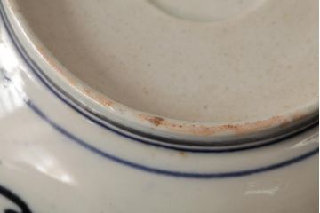 アンティーク雑貨　明治期　伊万里焼　金彩色絵なます皿3枚(中皿、和食器)(R-042832)