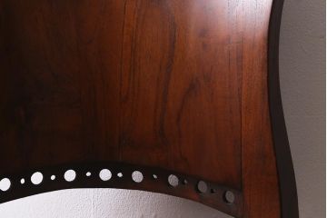 ビンテージ家具　本革使用の高級感あふれるチェア(椅子、ダイニングチェア)(R-042841)