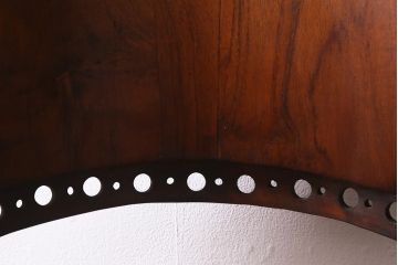 ビンテージ家具　本革使用の高級感あふれるチェア(椅子、ダイニングチェア)(R-042841)