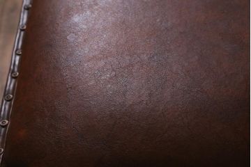 ビンテージ家具　本革使用の高級感あふれるチェア(椅子、ダイニングチェア)(R-042841)