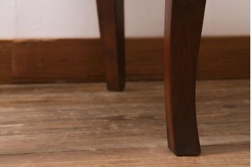 ビンテージ家具　本革使用の高級感あふれるチェア(椅子、ダイニングチェア)(R-042841)