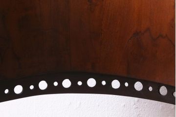 ビンテージ家具　本革使用の高級感あふれるチェア(椅子、ダイニングチェア)(R-042842)