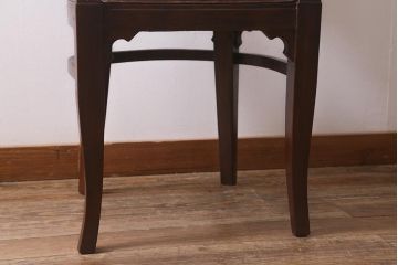 ビンテージ家具　本革使用の高級感あふれるチェア(椅子、ダイニングチェア)(R-042842)