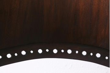 ビンテージ家具　本革使用の高級感あふれるチェア(椅子、ダイニングチェア)(R-042843)