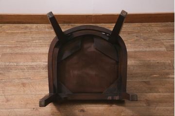 ビンテージ家具　本革使用の高級感あふれるチェア(椅子、ダイニングチェア)(R-042843)