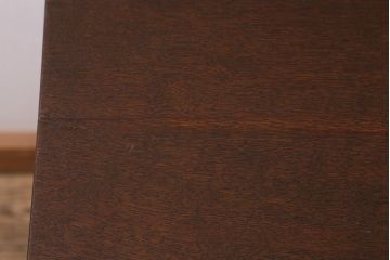アンティーク家具　和製アンティーク　ナラ材　シンプルなデザインが魅力のサイドテーブル(R-042846)