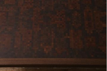 ヴィンテージ家具　北欧家具　デンマーク　TRANEKAER DENMARK(トラネケア社)　Rolf Middelboe(ロルフ・ミドルボー)　ローズウッド材　パーケット天板のお洒落なセンターテーブル(ローテーブル、座卓、ビンテージ)(R-042847)