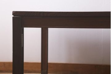 ヴィンテージ家具　北欧家具　デンマーク　TRANEKAER DENMARK(トラネケア社)　Rolf Middelboe(ロルフ・ミドルボー)　ローズウッド材　パーケット天板のお洒落なセンターテーブル(ローテーブル、座卓、ビンテージ)(R-042847)