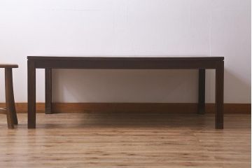 ヴィンテージ家具　北欧家具　デンマーク　TRANEKAER DENMARK(トラネケア社)　Rolf Middelboe(ロルフ・ミドルボー)　ローズウッド材　パーケット天板のお洒落なセンターテーブル(ローテーブル、座卓、ビンテージ)(R-042847)