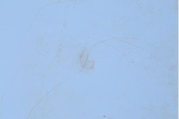 レトロ家具　昭和中期　ペイント家具　淡い色味が爽やかなローテーブル(R-042855)