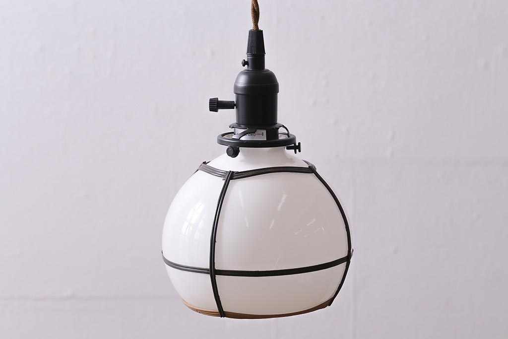 アンティーク照明　和製アンティーク　昭和レトロな佇まいが魅力の天井照明(ペンダントライト、吊り下げ照明)(R-042859)