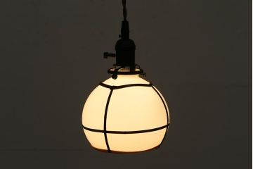 アンティーク照明　和製アンティーク　昭和レトロな佇まいが魅力の天井照明(ペンダントライト、吊り下げ照明)(R-042859)