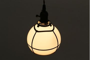 アンティーク照明　和製アンティーク　昭和レトロな佇まいが魅力の天井照明(ペンダントライト、吊り下げ照明)(R-042859)