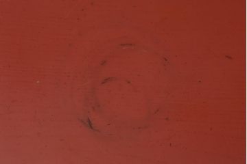 仏教美術　江戸〜明治期　古い根来塗花台(飾り台、平卓、仏具)(R-042863)