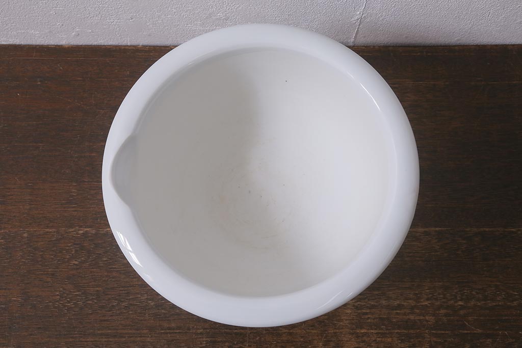 アンティーク雑貨　古道具　昭和期のレトロな乳鉢(乳棒付き)(R-042865)