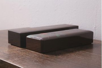 アンティーク雑貨　昭和初期　蒔絵　文箱2点セット(漆器、収納箱)(R-042868)