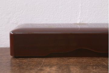 アンティーク雑貨　昭和初期　蒔絵　文箱2点セット(漆器、収納箱)(R-042868)