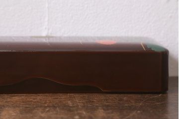アンティーク雑貨　昭和初期　蒔絵　文箱2点セット(漆器、収納箱)(R-042868)