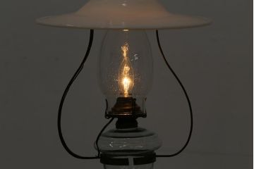 アンティーク照明　明治期　電気式リメイク　レトロな佇まいが魅力のランタン型ランプ(ペンダントライト、吊り下げ照明、天井照明)(R-042876)