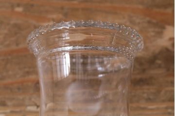 アンティーク照明　昭和初期　平芯・8分芯　アンバーガラスのレトロなオイルランプ(テーブルランプ、和ガラス)(R-042879)