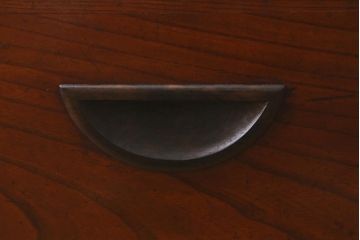 アンティーク雑貨　和製アンティーク　ケヤキ材　漆塗り　上品な和の空間を演出する長火鉢(木製火鉢、火鉢)(R-042884)